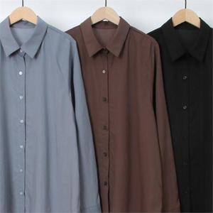 [시드마켓]엘런 텐셜 데일리 셔츠 209N267S 빅사이즈 여성 (9047