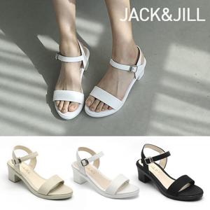 [잭앤질]잭앤질 심플일자 통굽샌들(JB1Z385)