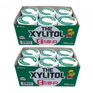 오리온제과 더 자일리톨 102g (통껌) 12개(2볼)