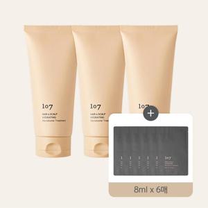 원오세븐 헤어 앤 스칼프 트리트먼트 180ml 3개 + 샘플(8ml) 6개