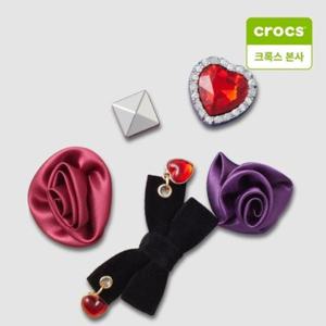 [크록스 본사] 다크 로맨스 레이스 업 지비츠 5개 세트