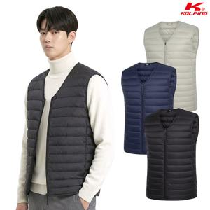 콜핑 남성 겨울 베이직 기능성 등산 초경량 패딩 조끼 KSC760TV3M