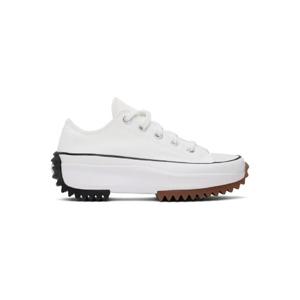 25 FW 컨버스 여성 오프 화이트 런스타 하이크 캔버스 플랫폼 스니커즈 251799F128001