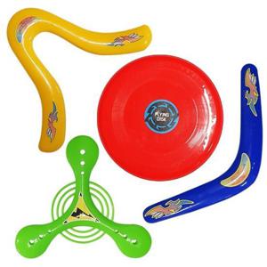 바람개비 부메랑4p세트 원반 플라잉디스크 로싸원반 애견장난감 캐치볼