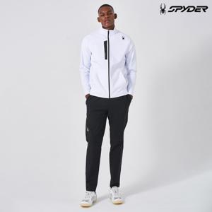 [스파이더] 남성 더블 페이스 일자핏 트레이닝 팬츠 SPKPCNFP202MBLK