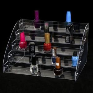 네일진열대 아크릴 5단 매니큐어진열대화장품정리 네일정리함