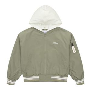 에꼴리에 HC14 라이트카키셔링항공점퍼 25A1151