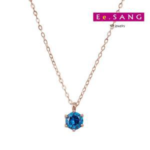 14k 12월 탄생석 앤나 탄자니아나이트 목걸이