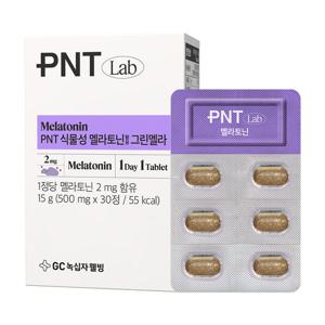 GC녹십자웰빙 PNT 식물성 멜라토닌 그린멜라 30정 1개월분