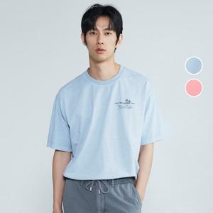 [버커루]남성 20수 루즈핏 피그먼트 반팔 티셔츠 B232TS055P