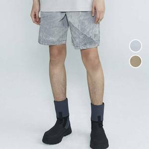 [버커루]남성 코튼 가먼트다잉 5부 숏 팬츠 B232PT496P