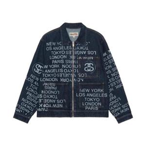 스투시 집 워크 자켓 시티 링크 데님 원 워시 115761