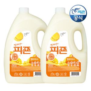 피죤 섬유유연제 옐로미모사 4210ml 용기 x 2개