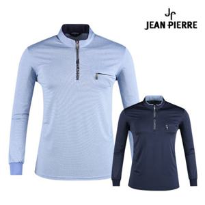 [럭스골프]럭스골프 잔피엘 남성 봄 골프 반집업 티셔츠 JP1S403