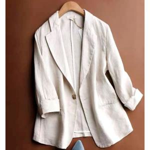 [휴드]샐리벌 3color 린넨 자켓