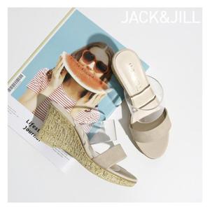 [잭앤질]잭앤질 슬림핏 누드 스트랩 웨지힐 샌들(JB3Z366)