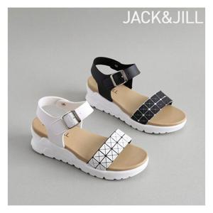 [잭앤질]잭앤질 큐브 스트랩 찍찍이 샌들(JB3Z364)