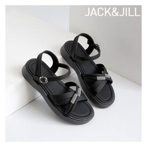 [잭앤질]잭앤질 체스 큐빅 장식 스트랩 샌들(JB5Z352)
