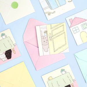 아트박스/문구앤토이스 [대시앤도트] 빼꼼냥 메세지 카드