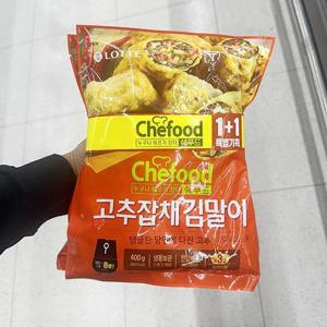 롯데 쉐푸드 고추 잡채 김말이 400g P0037_0348