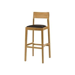 HZY2153 원목 PU 바텐 의자 2colors