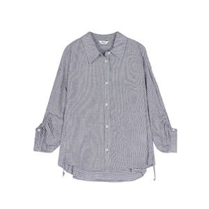 [프렐린]스트라이프 셔링 디테일 블라우스.RBB233S40