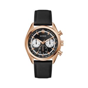 [게스(시계)][공식] 블랙 레더 도슨 (GW0972G4) 남성시계