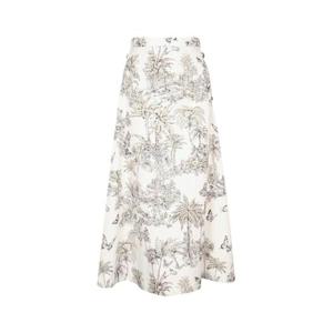 디올 미디 스커트 541J86A3A91 0810 WHITE