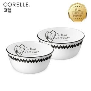 코렐 스누피앤찰리에디션 면기소 2P