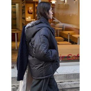 (165Y38CY25) [에잇세컨즈] 하프 논퀼팅 패딩  블랙