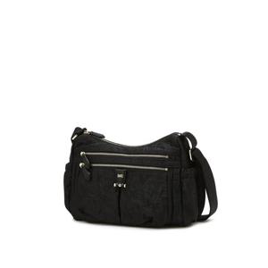 [닥스핸드백]블랙 로고장식 가죽 크로스백 DCBA6E501BK