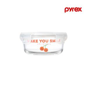 파이렉스 노티드2 4면 밀폐용기 원형 380ml