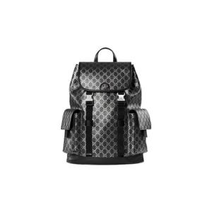 구찌 GG 라지 백팩 블랙 실버 839110-FAFUC-8665