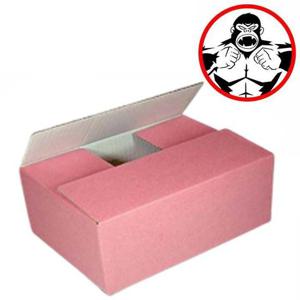 킹콩 택배박스 270x200x130mm 핑크색 1묶음100장