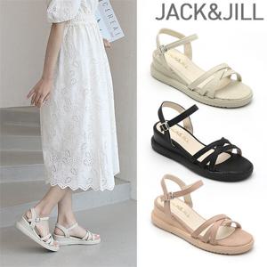 [잭앤질]잭앤질 스트랩 웨지힐 샌들(JB2396)