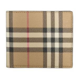버버리 체크 바이폴드 남성지갑 8113133 A7026 beige