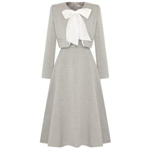 [케네스레이디] 모브 리본 원피스 (EWOPPK0303)