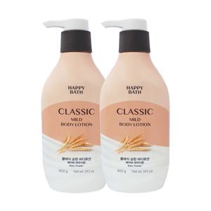 해피바스 정말 순한 바디로션 400g x2