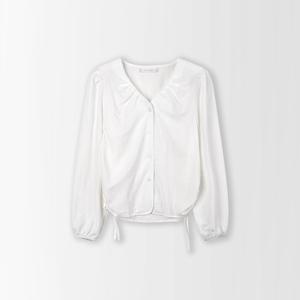 [코인코즈][정가59,000원]V넥 셔링 블라우스_CD5AB710