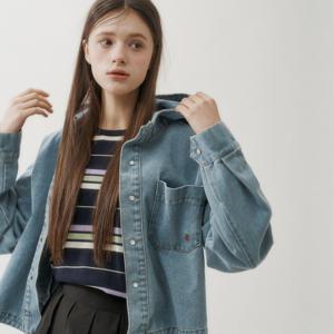 [코인코즈][정가149,000원]후드 데님 셔츠 자켓_DJ5SJ120