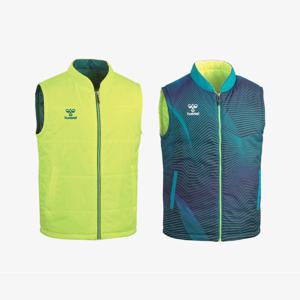 [험멜키즈][험멜] 양면 패딩조끼 (HM-6878_LIME/MINT)