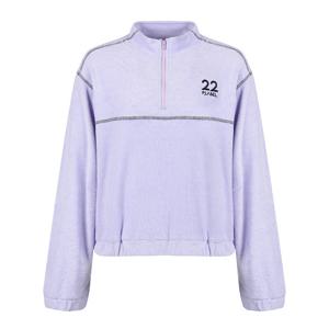 플레이블 여성 하프집 타월지 티셔츠 MW2WE003_VIO