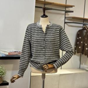 [반에이크]VB5YKCM312Z_스트라이프 무디 가디건