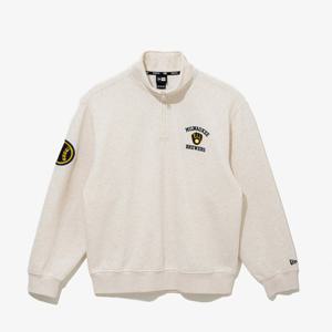 [뉴에라] MLB 밀워키 브루어스 하프 집업 맨투맨 14742039