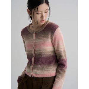 (35615ACM38) [에잇세컨즈] 옴브레 니트 카디건  오렌지