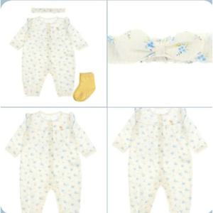 HP블루독베이비26년SS BL)부케플라워세트우주복+양말세트 24617004108