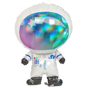 슈퍼쉐잎 은박 풍선 이리데슨트애스트로넛 생일 파티