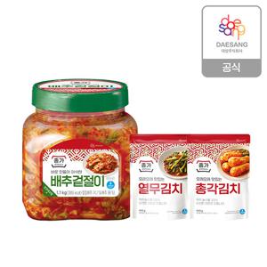 종가 배추겉절이1.1kg + 열무김치400g + 총각김치400g