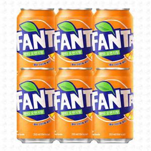 환타 오렌지 355ml 6캔