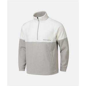 데상트 마이크로 플리스 오버핏 반집업 맨투맨 라이트 베이지(SP423THTO1) SP423THTO1_LBEG 278560